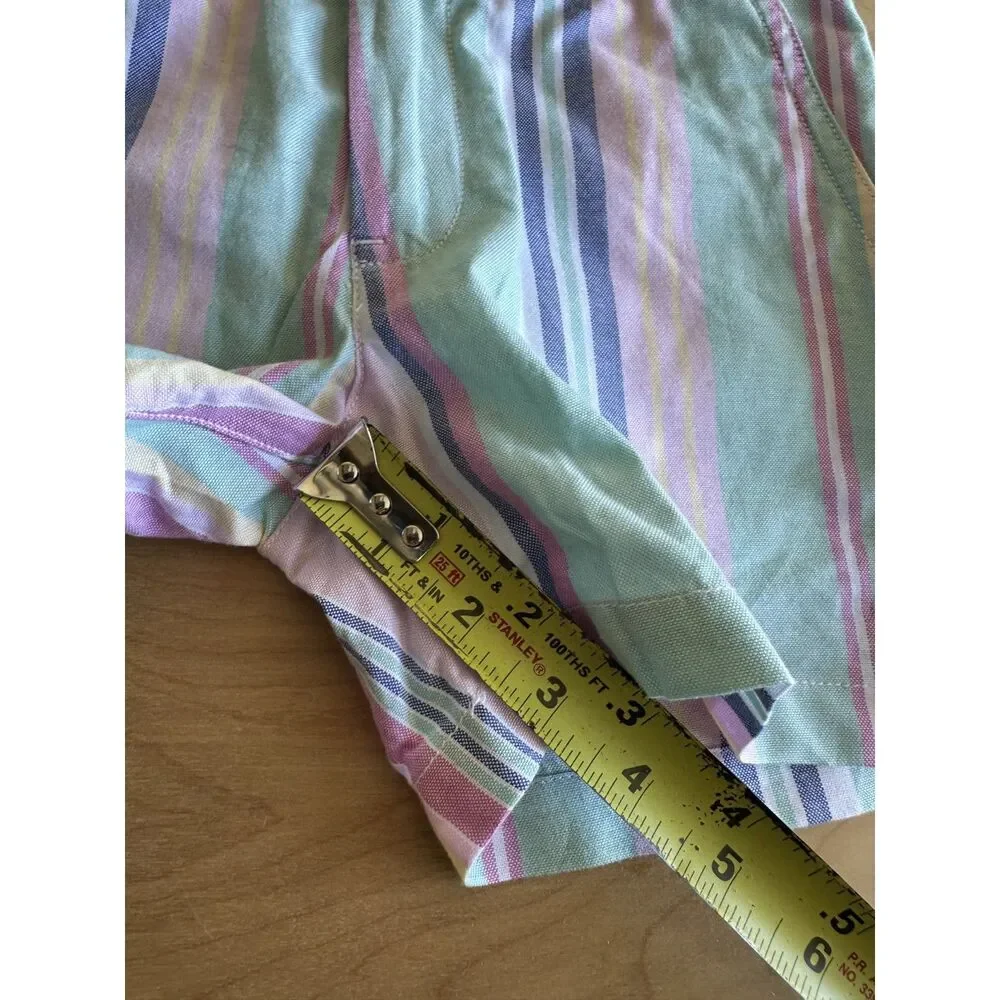 NWT Polo Ralph Lauren Boys 4T Pastel Stripe Cotton Prep Shorts Watch Hill Multi